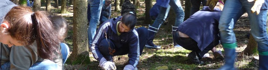 Baumpflanzaktion am Haarer Wasserwerk