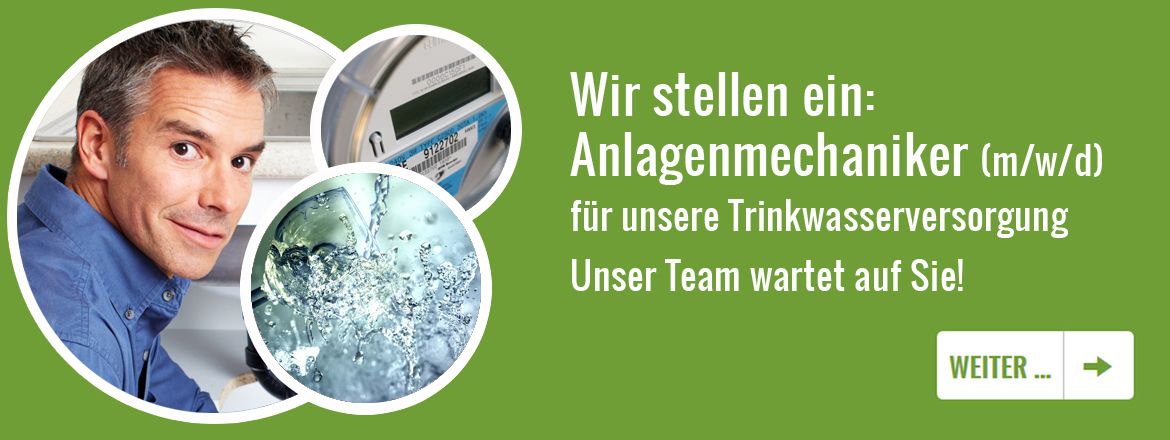 Wir stellen ein: Anlagenmechaniker (m/w/d)