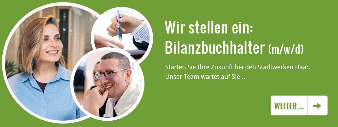 Wir stellen ein: Buchhalter/in (m/w/d)
